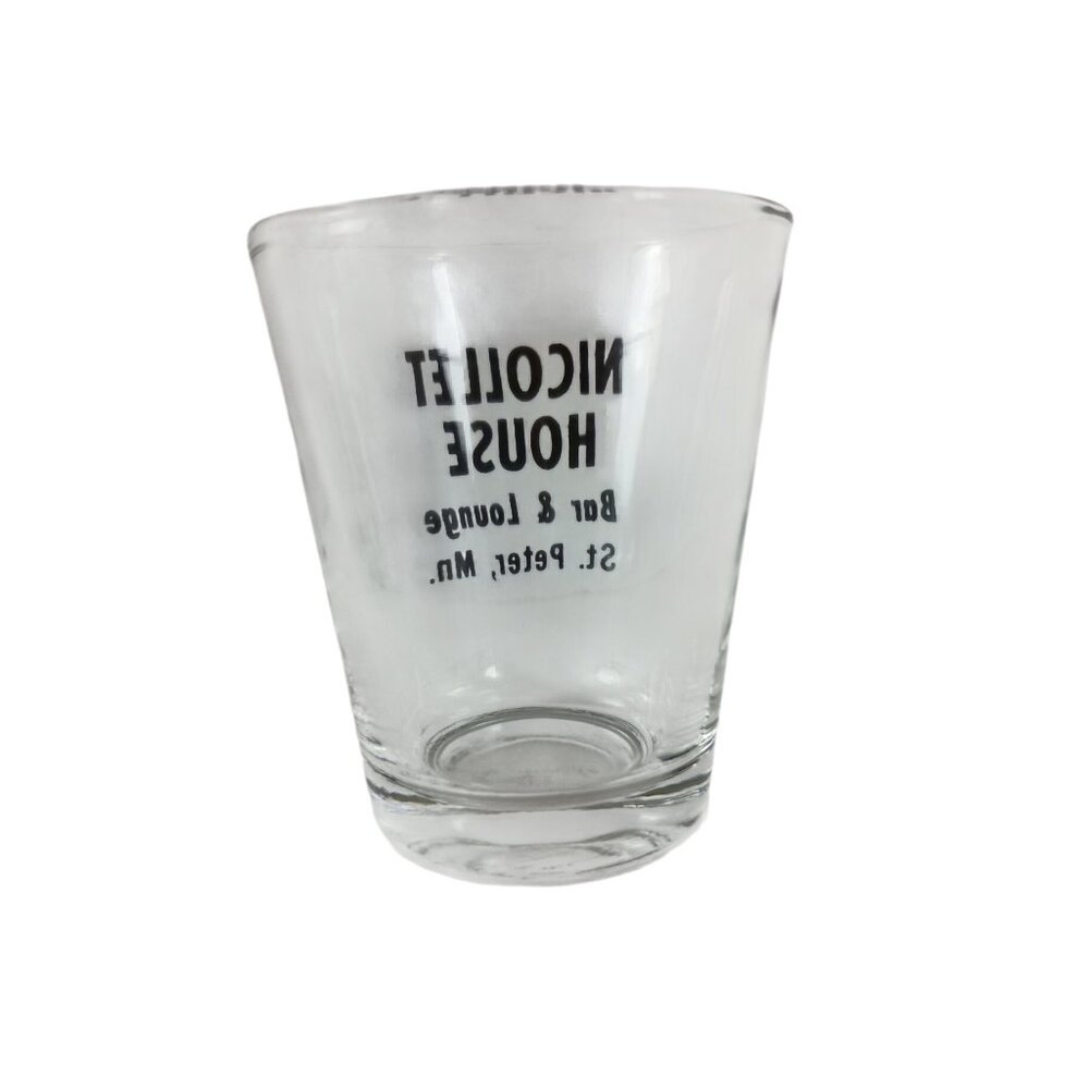 Nicollet House Bar & Lounge Shot Glass 2-1/4" Vintage - Picture 4 of 6